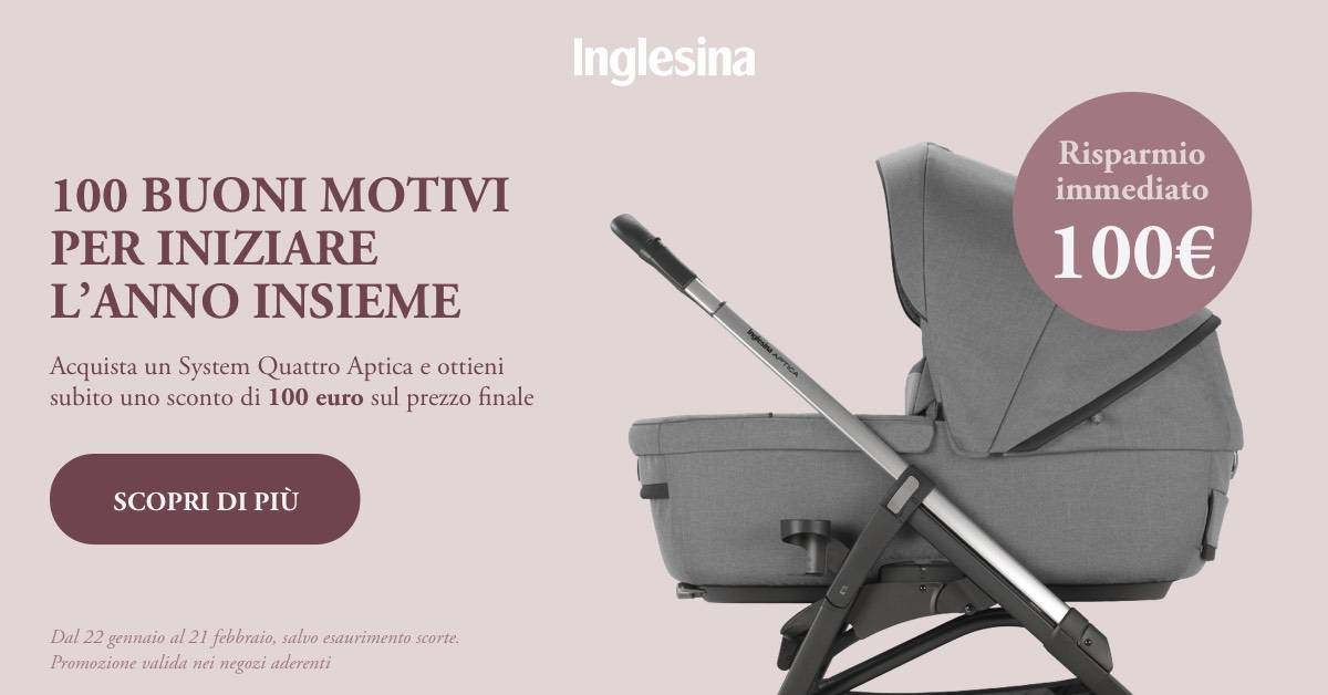 Inglesina Aptica sconto 100 euro